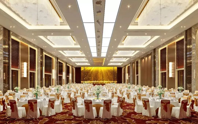 广州意德文化打造江阴国际大酒店5D全息宴会厅